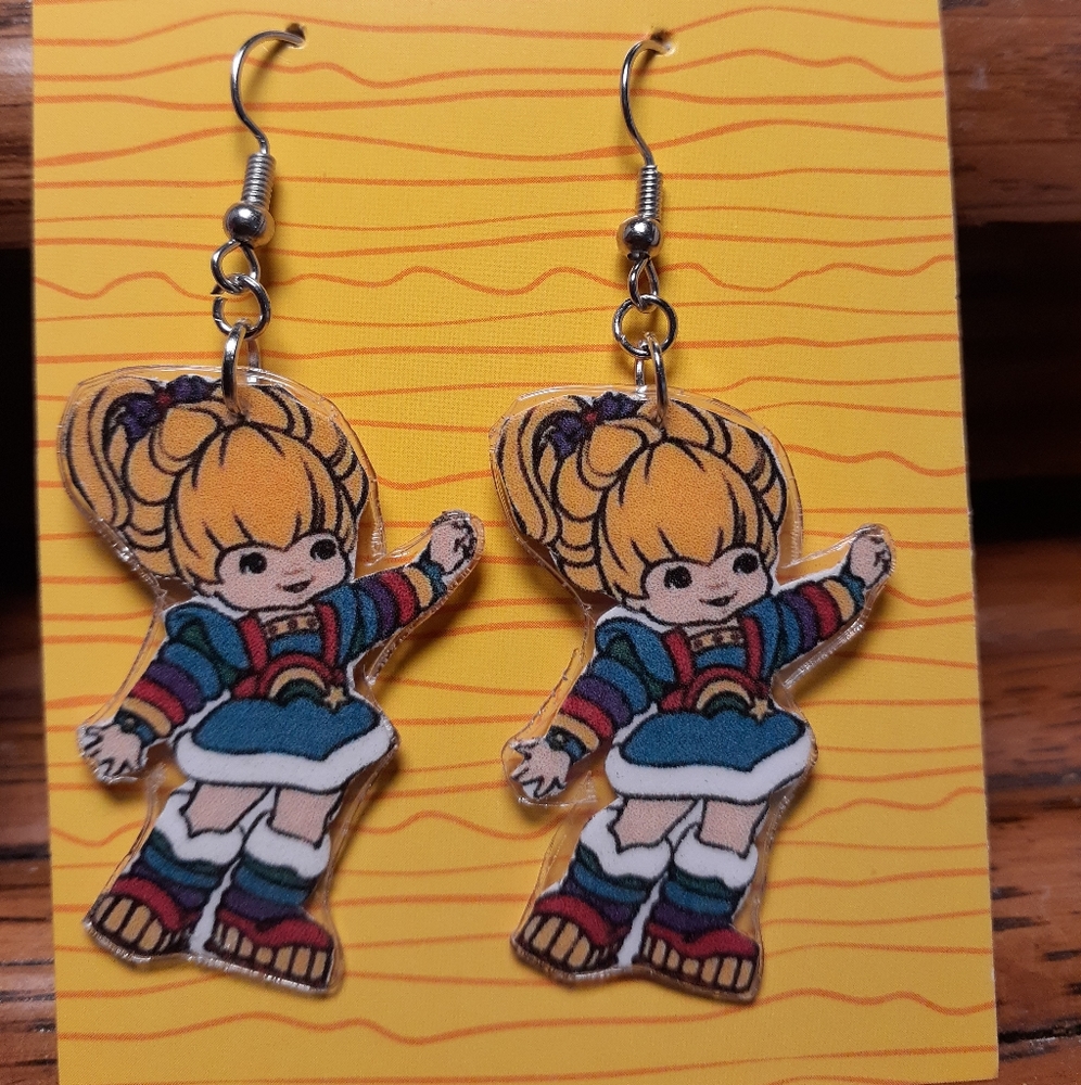 Rainbow brite  earrings